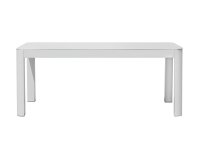 MARSIGLIA stolik kawowy ogrodowy aluminiowy 110×70×42 biały 