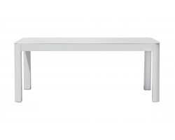 MARSIGLIA stolik kawowy ogrodowy aluminiowy 110×70×42 biały 