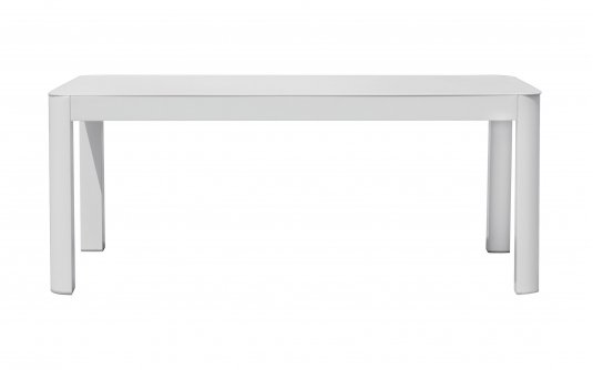 MARSIGLIA stolik kawowy ogrodowy aluminiowy 110×70×42 biały 