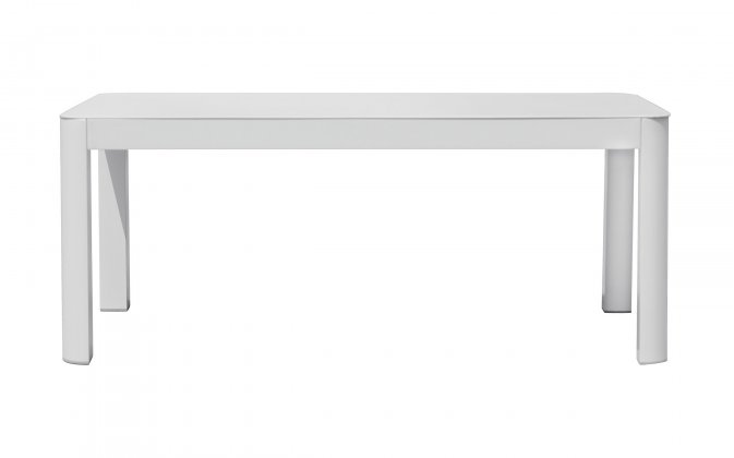 MARSIGLIA stolik kawowy ogrodowy aluminiowy 110×70×42 biały 