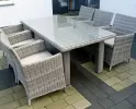 komplet obiadowy 6os. ogrodowy nicobar 185