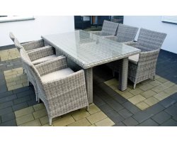 komplet obiadowy 6os. ogrodowy nicobar 185