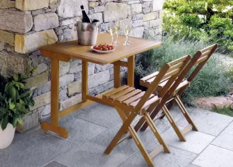 zestaw stół+fotele balkonowe