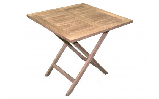 kwadratowy składany stół ogrodowy teakowy 80x80 cm kwadratowy składany stół ogrodowy teakowy 80x80 cm