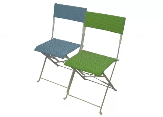 metalowe krzesło ogrodowe składane
