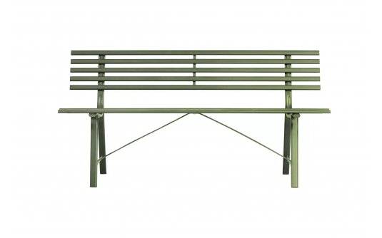 Ławka ogrodowa GALLIPOLI 150×60 ze stali oliwkowa