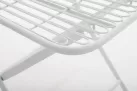 biały krzesło składane ogrodowe