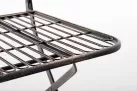 krzesło metalowe retro ogrodowe brąz