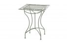 kwadratowy stół stylowy metaloplastyka jasnozielony ANTONIO 60x60