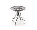 Okrągfły stolik prowansalski śr. 70 cm HEREDIA metaloplastyka 