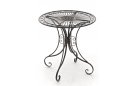 Okrągfły stolik prowansalski śr. 70 cm HEREDIA metaloplastyka 