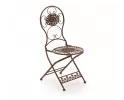 Składane krzesło metaloplastyka