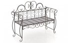 ława classic ogrodowa stalowa brąz antyczny