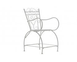 fotel vintage biały antyczny