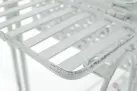 Regał kwietnik prowansalski SARRA metalowy postarzany patynowy BIAŁY ANTYCZNY