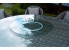 Obrotowa nakładka na stół ze szkła hartowanego