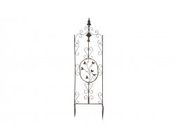 Brązowa trelisa ogrodowa z ornamentem wys 105 cm BHURA 