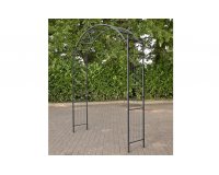 czarny łuk ogrodowy 175 cm szerokości