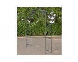 czarny łuk ogrodowy 175 cm szerokości