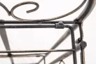 Brąz metaliczny składany regał metaloplastyka prowansalski ROCHA