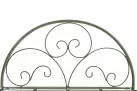 Zielony antyczny składany regał metaloplastyka prowansalski ROCHA