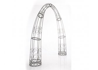 półokrągły łuk pergola metalowa ogrodowa
