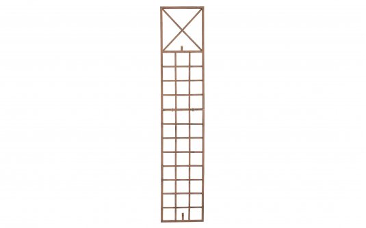 Krata ścienna narośliny pnące TRAJANO metaloplastyka kolor brazowy antyczny