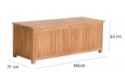 skrzynia ogrodowa teak