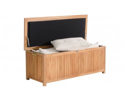 skrzynia z drewna teakowego na poduszki OTERO