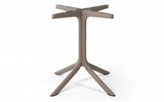 Podstawa do stolików bistro z polipropylenu CLIP BASE tortora