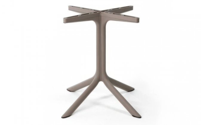 Podstawa do stolików bistro z polipropylenu CLIP BASE tortora