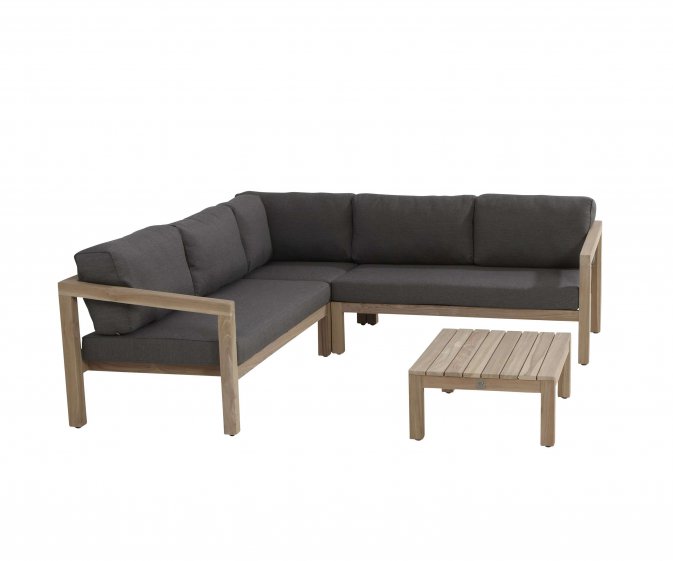 narożnok ogrodowy z drewna teak