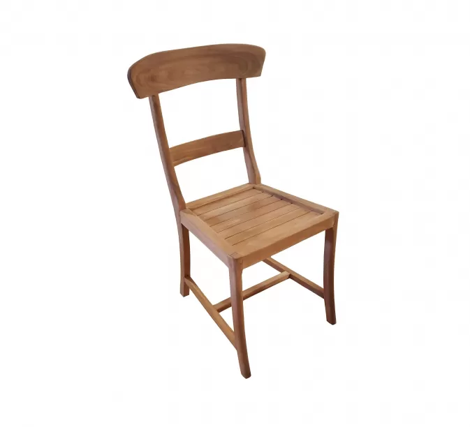 Klasyczne krzesło ogrodowe z drewna teakowego PANAREA