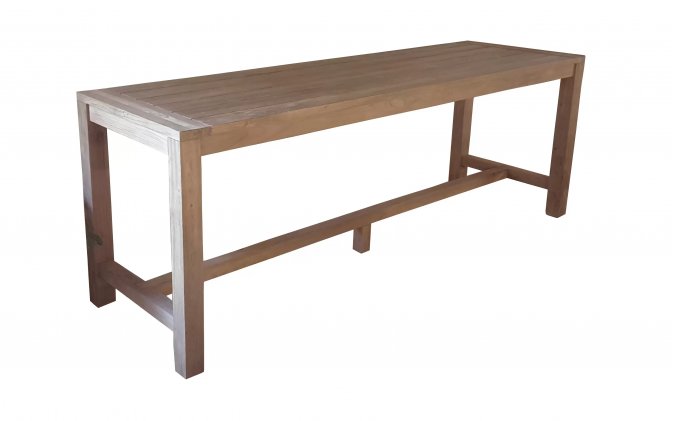 Stół ogrodowy teakowy barowy wysoki 250 cm JAVA wysoki-stol-barowy-250-cm