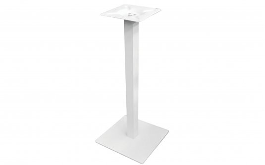 Podstawa stołu BA505 wysoka stalowa – biały horeca