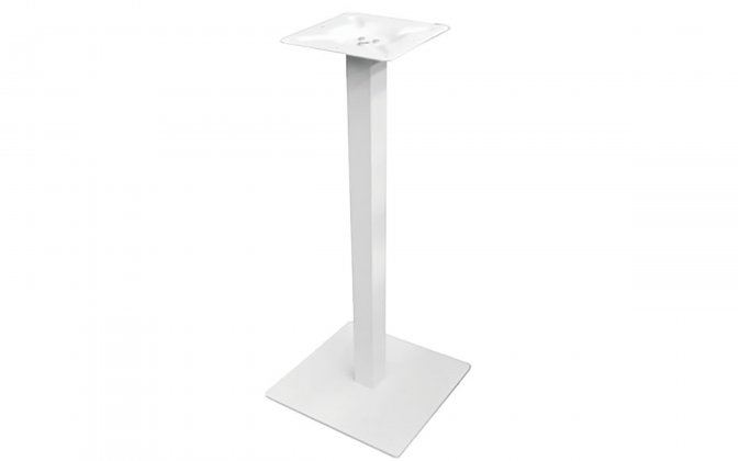 Podstawa stołu BA505 wysoka stalowa – biały horeca