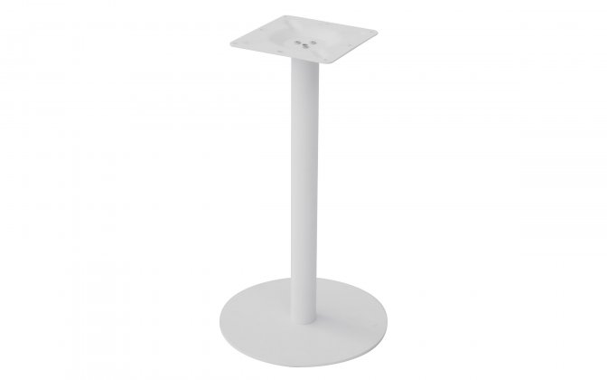 Podstawa stołu BA105 stalowa okrągła Ø40 cm – biała