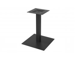 BA009N Podstawa stołu stalowa 55×55 cm – czarna – horeca – mocowanie 3 śruby
