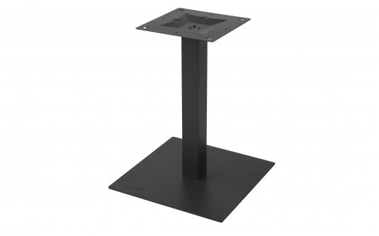 BA009N Podstawa stołu stalowa 55×55 cm – czarna – horeca – mocowanie 3 śruby