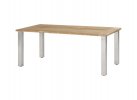 stół 180 cm teak - nogi stal nierdzewna