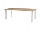 stół 240 cm teak - nogi stal nierdzewna