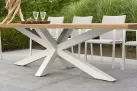 stol podstawa aluminiowa biała
