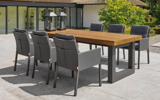 zestaw stołowy NEVADA z fotelami CARIBEAN zestaw stołowy NEVADA z fotelami CARIBEAN