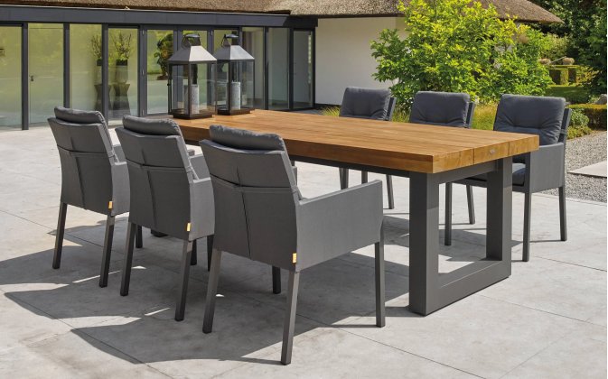 zestaw stołowy NEVADA z fotelami CARIBEAN