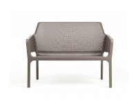 taupe ławka ogrodowa nardi net BENCH TORTORA