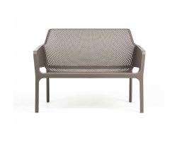 taupe ławka ogrodowa nardi net BENCH TORTORA