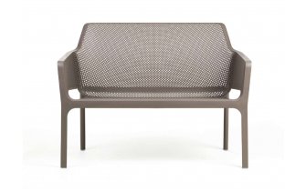 taupe ławka ogrodowa nardi net BENCH TORTORA