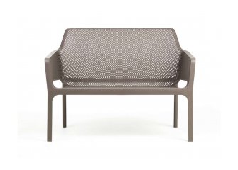 taupe ławka ogrodowa nardi net BENCH TORTORA