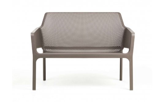 taupe ławka ogrodowa nardi net BENCH TORTORA
