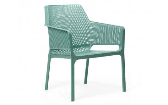 fotel na taras polipropylen nardi zieleń morska